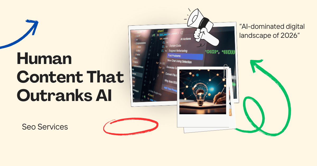 human content outranks AI by delivering what algorithms and audiences crave.